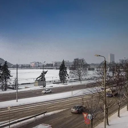 Luxury Waterfront With A River View Daire Riga